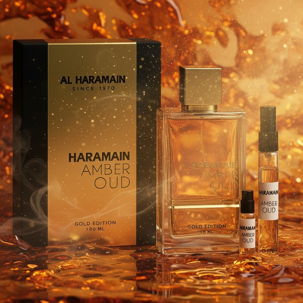 Al Haramain Amber Oud Gold Edition – 🎄Decant De 10 ML 🎄100% Original